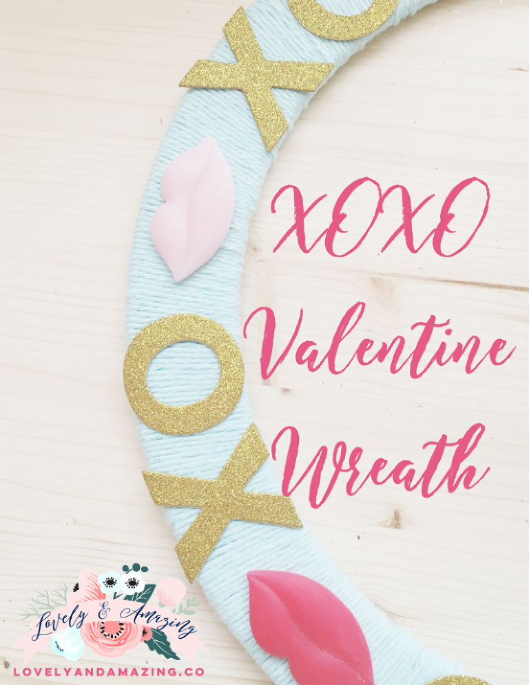 XOXO Valentine Wreath